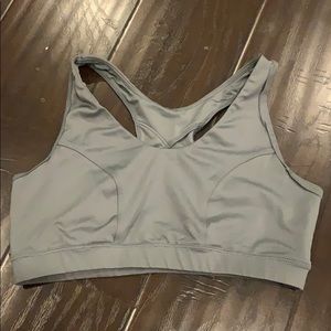 Tek Gear gray sports bra